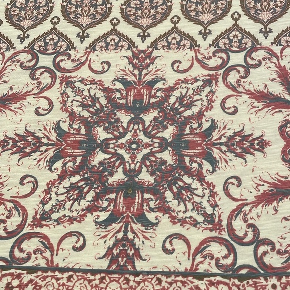 Lucky Brand Cotton Pattern Pullover Top Medium - Picture 9 of 10